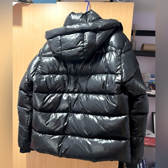 SAM Black Down Parka. Size M - Picture 3 of 14